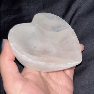 Selenite crystal bowl